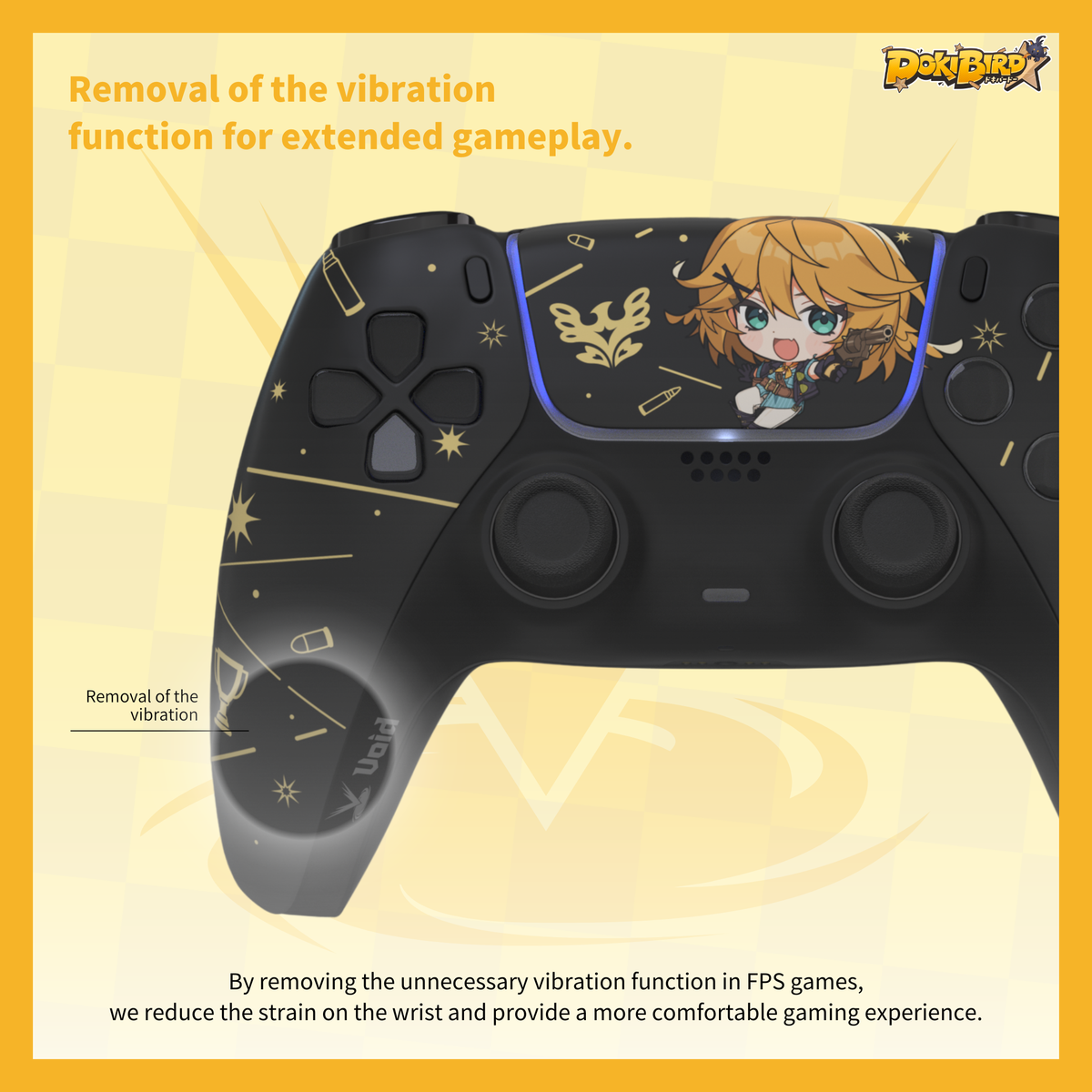 【PS5 | PC】Dokibird × Void Gaming Collaboration Controller 【FPS Recommended】