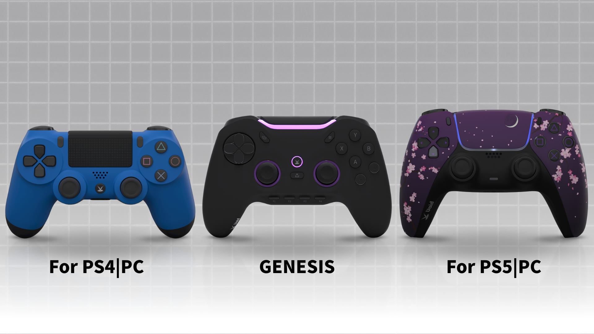GENESISと他のVoidコントローラーが並んでいる
